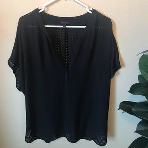 Banana Republic Perforated Dot Women’s Top XL